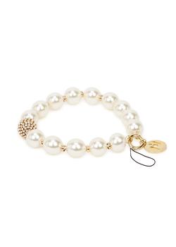 ROSANTICA, ROSANTICA | Amy faux pearl-embellished phone chain商品图片 满$1享9折, 满折
