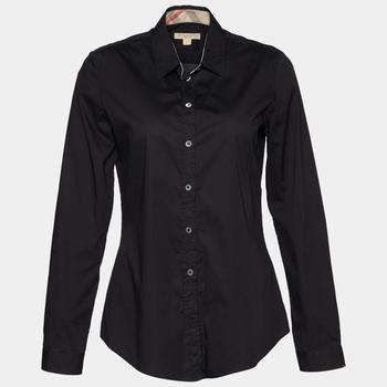Burberry Brit Black Stretch Cotton Long Sleeve Shirt S product img
