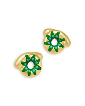 Bea Bongiasca | Stud Earrings in 9K Yellow Gold,商家Bloomingdale's,价格¥19507