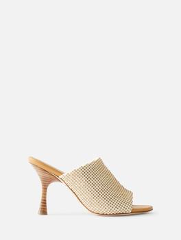 Loewe | Strass Leather Stiletto Mule商品图片,2.5折