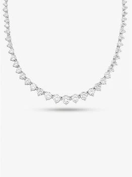 Michael Kors | Precious Metal-Plated Sterling Silver Cubic Zirconia Necklace 