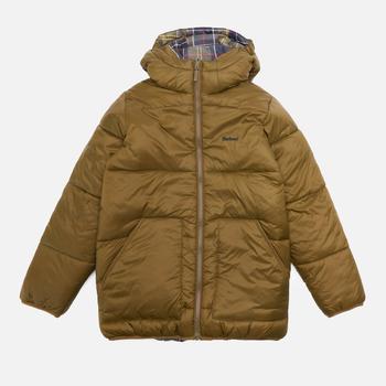 商品Barbour Boys' Hike Reversible Quilted Jacket - Uniform Olive,商家The Hut,价格¥444图片