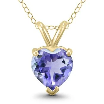 SSELECTS | 14K  4Mm Heart Tanzanite Pendant,商家Premium Outlets,价格¥966