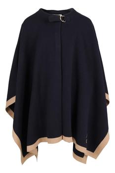 Chloé | Chloé Kids Logo Detailed Crewneck Poncho商品图片,7.6折起