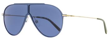 MCM | MCM Unisex Navigator Sunglasses MCM502S 423 Matte Blue/Gold 65mm商品图片,2.4折