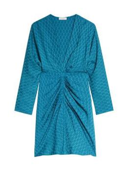 Sandro | Aney Geometric Draped Dress商品图片,3.8折, 满$150享7.5折, 满折