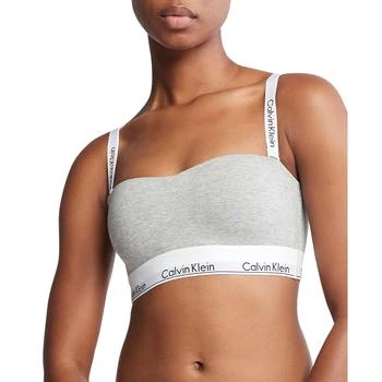 Calvin Klein | Calvin Klein Women's Modern Cotton Lightly Lined Bandeau Bra QF7628,商家Macy's,价格¥252