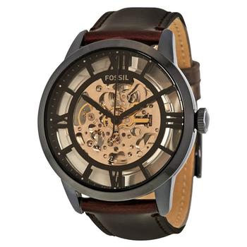 Fossil | Fossil Townsman Automatic Brown Skeleton Dial Mens Watch ME3098商品图片,4.9折