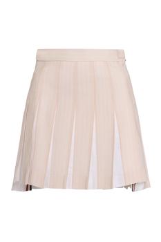 Thom Browne | Thom Browne Pleated Mini Skirt商品图片,6.6折