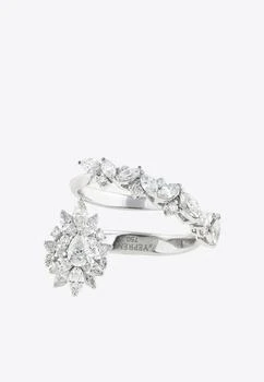Yeprem | Diamond Wrap Ring in 18-karat White Gold,商家Thahab,价格¥56324