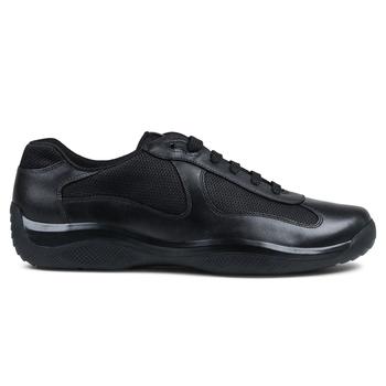 prada男鞋怎么样, Prada | Prada Americas Cup Leather And Mesh Sneaker商品图片 