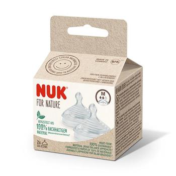 商品NUK | Nuk 自然系列硅胶奶瓶奶嘴M 适合6M+,商家Unineed,价格¥113图片