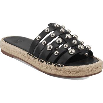 Marc Fisher | Marc Fisher LTD Womens Tamie Leather Strappy Slide Sandals商品图片,1.9折起×额外9折, 额外九折