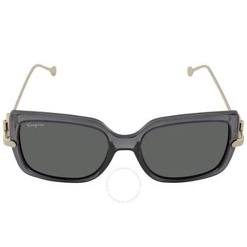 Salvatore Ferragamo Grey Square Ladies Sunglasses SF913S 057 55