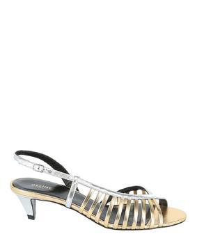 加拿大celine鞋, Celine | Sharp Two-Tone Strappy Sandals商品图片 5.8折×额外9折, 额外九折