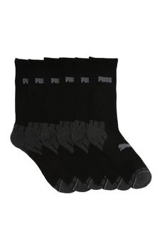 Puma | Half Terry Athletic Crew Socks - Pack of 6,商家Nordstrom Rack,价格¥75