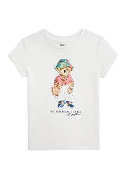 Ralph Lauren | Lauren Childrenswear Girls 2 6X Polo Bear Cotton Jersey T Shirt,商家Belk,价格¥299