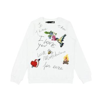 Moschino | MOSCHINO 女士白色棉质卫衣 W630704-E1762-A00商品图片,满$100享9.5折, 满折