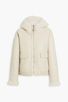 推荐Reversible shearling hooded jacket商品