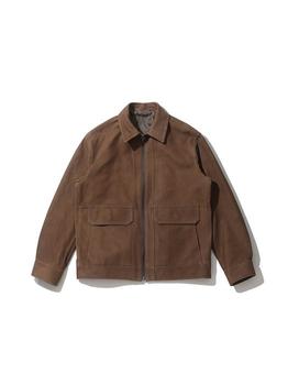 商品CUSTOMELLOW | Leather Jacket (Brown),商家W Concept,价格¥6790图片