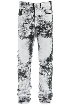 1017 ALYX 9SM | 1017 Alyx 9sm Bleached Effect Five Pocket Skinny Jeans商品图片,7折