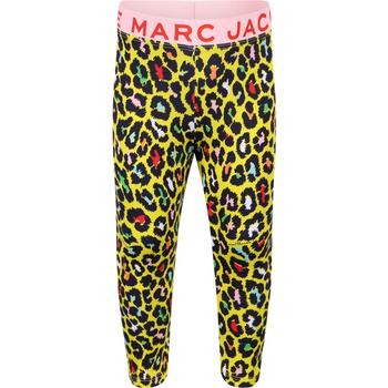 推荐Colorful leopard print branded elastic belt leggings in yellow商品