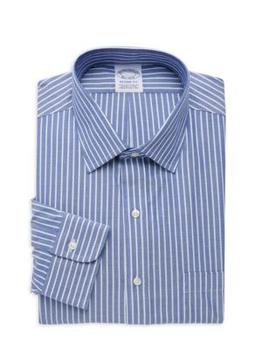 Regent-Fit Striped Supima Cotton-Blend Dress Shirt product img
