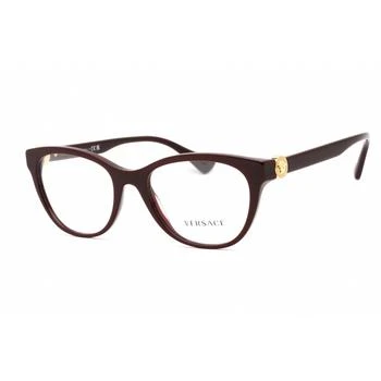 Versace | Versace Women's Eyeglasses - Full Rim Plum Plastic Cat Eye Shape Frame | 0VE3330 5386 3.5折×额外9折x额外9.5折, 独家减免邮费, 额外九折, 额外九五折