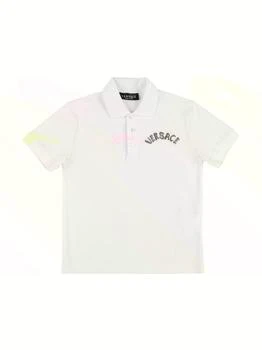 Versace | Cotton Polo T-shirt W/ Logo 额外6.5折, 额外六五折