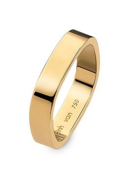 商品Square Wedding Band 18K Gold Ring图片