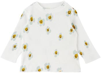 Stella McCartney | Baby White Daisy Long Sleeve T-Shirt商品图片,5.8折
