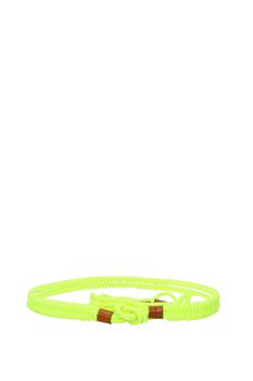 Acne Studios | Thin belts Fabric Yellow商品图片,3.7折