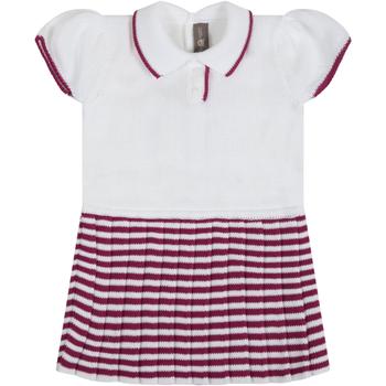 推荐Little Bear White Dress For Babygirl With Stripes商品