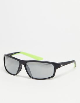 NIKE | Nike Rabid 22 performance sunglasses in black and silver商品图片,