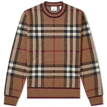 Burberry | Burberry Naylor Check Crew Knit 
