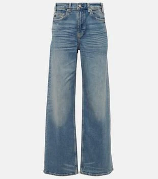 推荐New Baggy high-rise wide-leg jeans商品