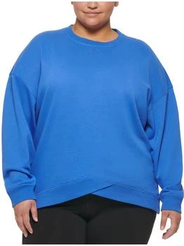 Calvin Klein | Plus Womens Terry Cozy Sweatshirt 6.6折