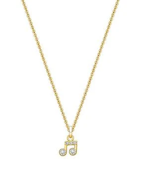 Girls' 14K Gold Magical Music Note 13-14" Necklace - Baby, Little Kid, Big Kid