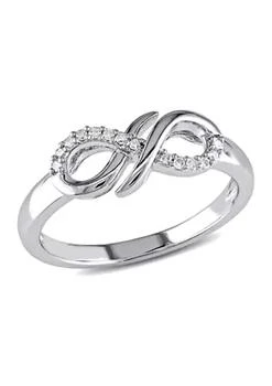 Belk & Co. | Diamond Infinity Ring In Sterling Silver,商家Belk,价格¥2582