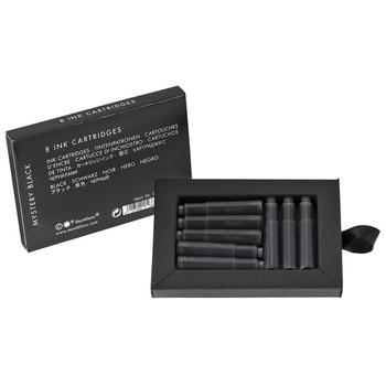商品Montblanc Fountain Pen Black Ink Cartridges - 8 Pack 105191图片