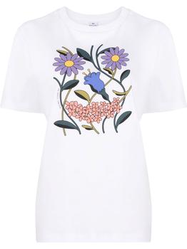 product PS PAUL SMITH - Flower Print Cotton T-shirt image