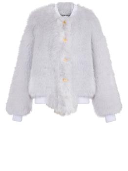 推荐Faux fur bomber jacket商品