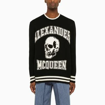 Alexander McQueen | Alexander McQueen Black/white Varsity pullover 6.6折, 独家减免邮费