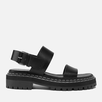 推荐Proenza Schouler Women's Lug Sole Leather Sandals - Black商品