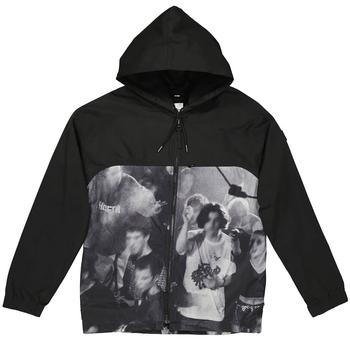 推荐Burberry Mens Rave Print Nylon Hooded Jacket, Size XX-Large商品