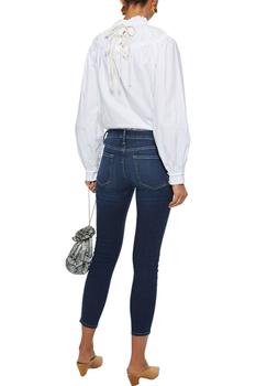FRAME | Le Skinny De Jeanne Crop faded mid-rise skinny jeans商品图片,3折
