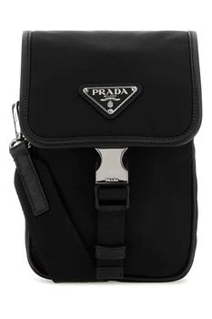 Prada | Prada Logo-Plaque Buckle Fastened Crossbody Bag 独家减免邮费