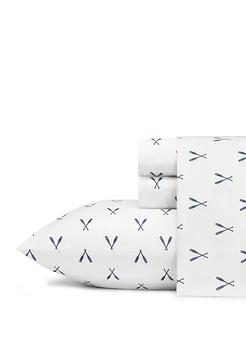 Eddie Bauer是什么牌子, Eddie Bauer | Eddie's Oar Cotton Sheet Sets - 200 Thread Count商品图片 5折