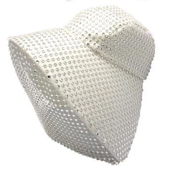 Burberry | Open Box - Burberry Men's Optic White Crystal Mesh Bonnet Cap 4折, 满$200减$10, 独家减免邮费, 满减