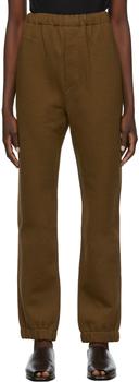 lamaire, Lemaire | Brown Fleece Lounge Pants商品图片 2折